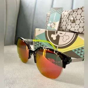 Brand New Paul Frank Limited Edition Black Neon EVERLY ETERNIA Mirror Sunglasses PAUL FRANK 212 EVERLY ETERNIA MT BLK CRY 55 | SUNGLASSES  main image 3